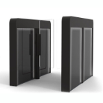 Retracting Barrier Wing Optical Turnstiles